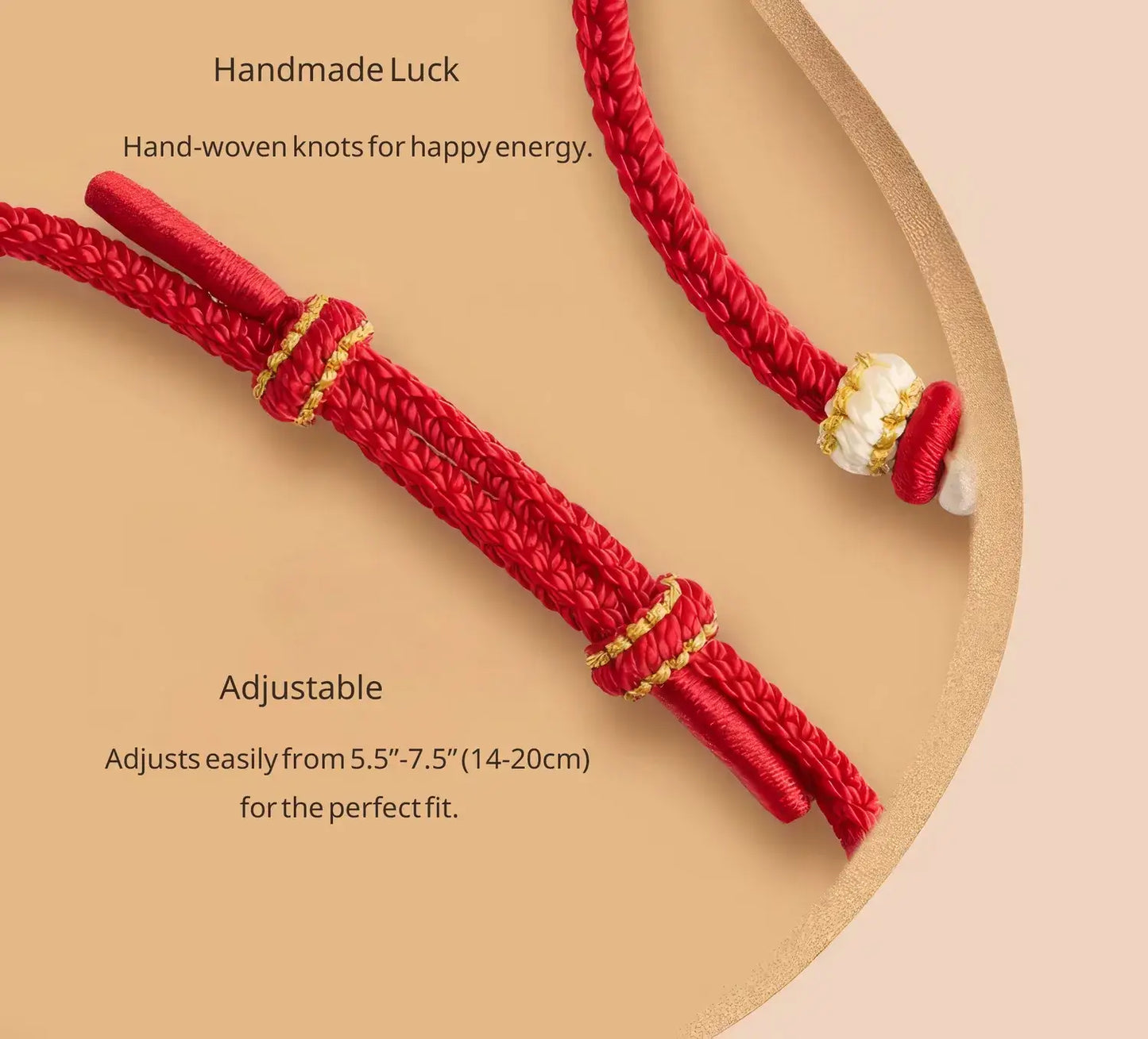 Red String of Fate Crystal Bracelet