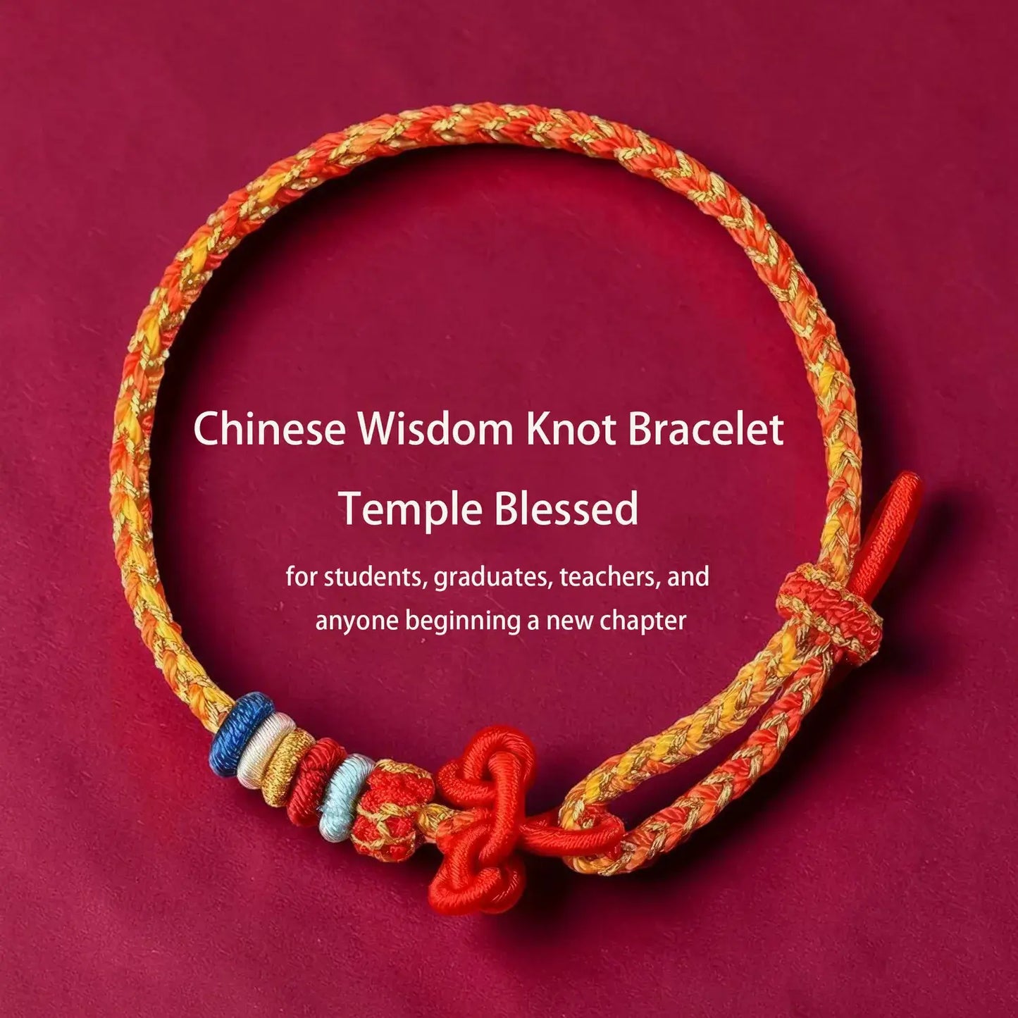 Wen Chang Knot Bracelet – Wisdom & Focus for Students