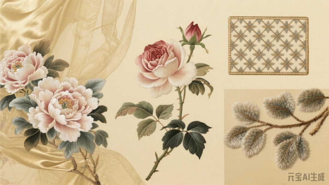 What are the 5 popular types if embroidery?