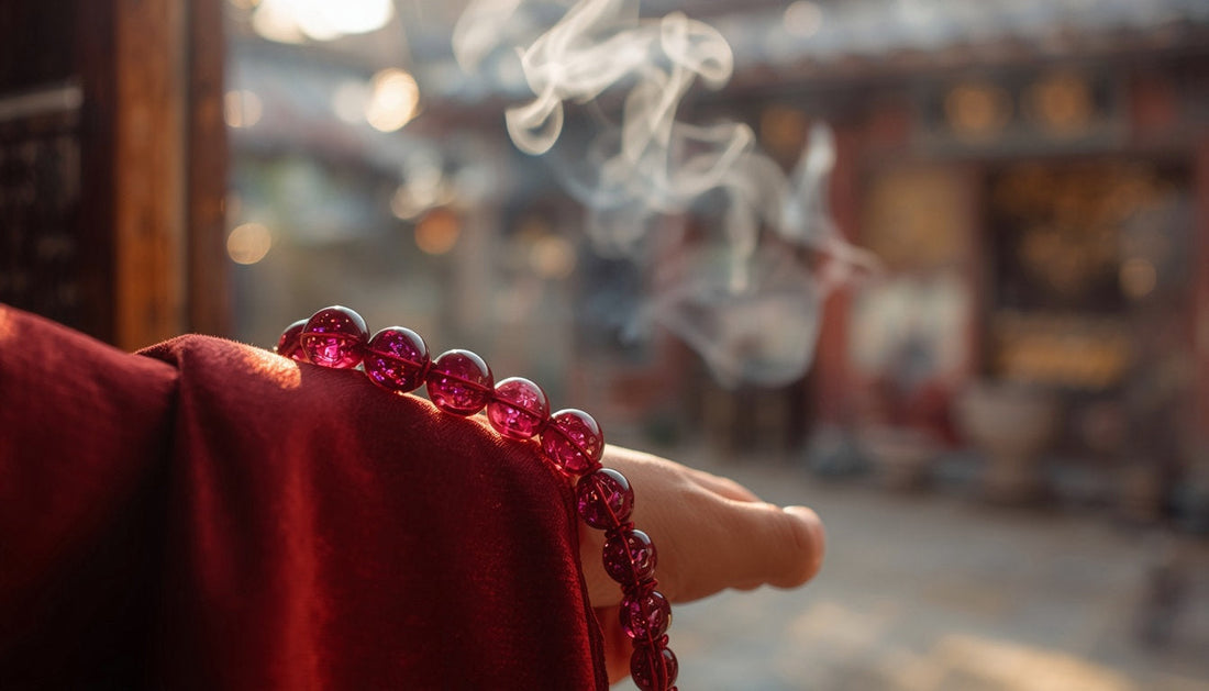 The Stone That Remembers: Why a Cinnabar Blessing Bracelet Became My Anchor in the Year of the Fire Horse
