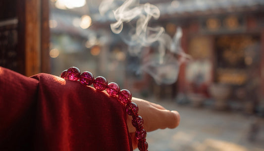 The Stone That Remembers: Why a Cinnabar Blessing Bracelet Became My Anchor in the Year of the Fire Horse