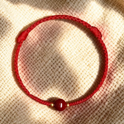 Tai Sui Cinnabar Protection Bracelet