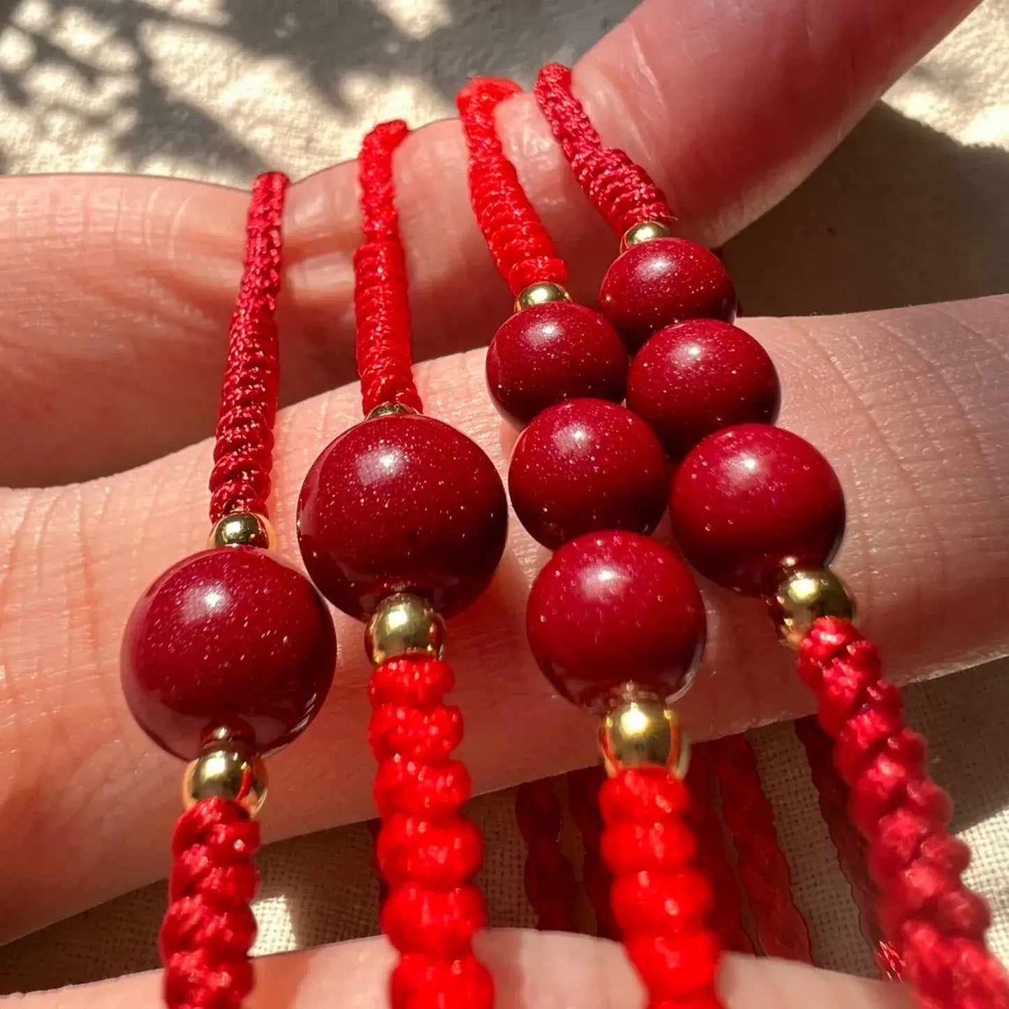 Tai Sui Cinnabar Protection Bracelet