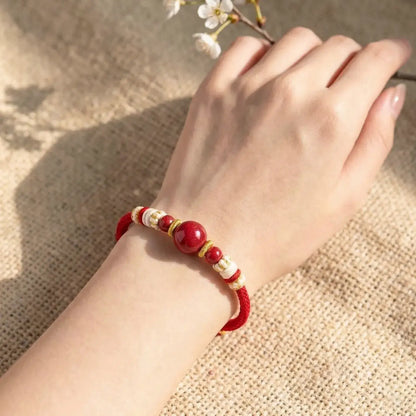 Red String of Fate Crystal Bracelet