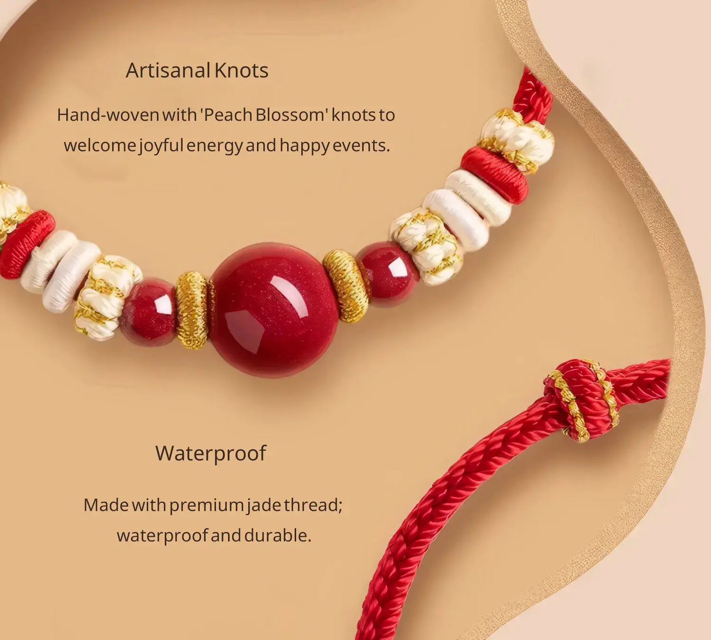 Red String of Fate Crystal Bracelet