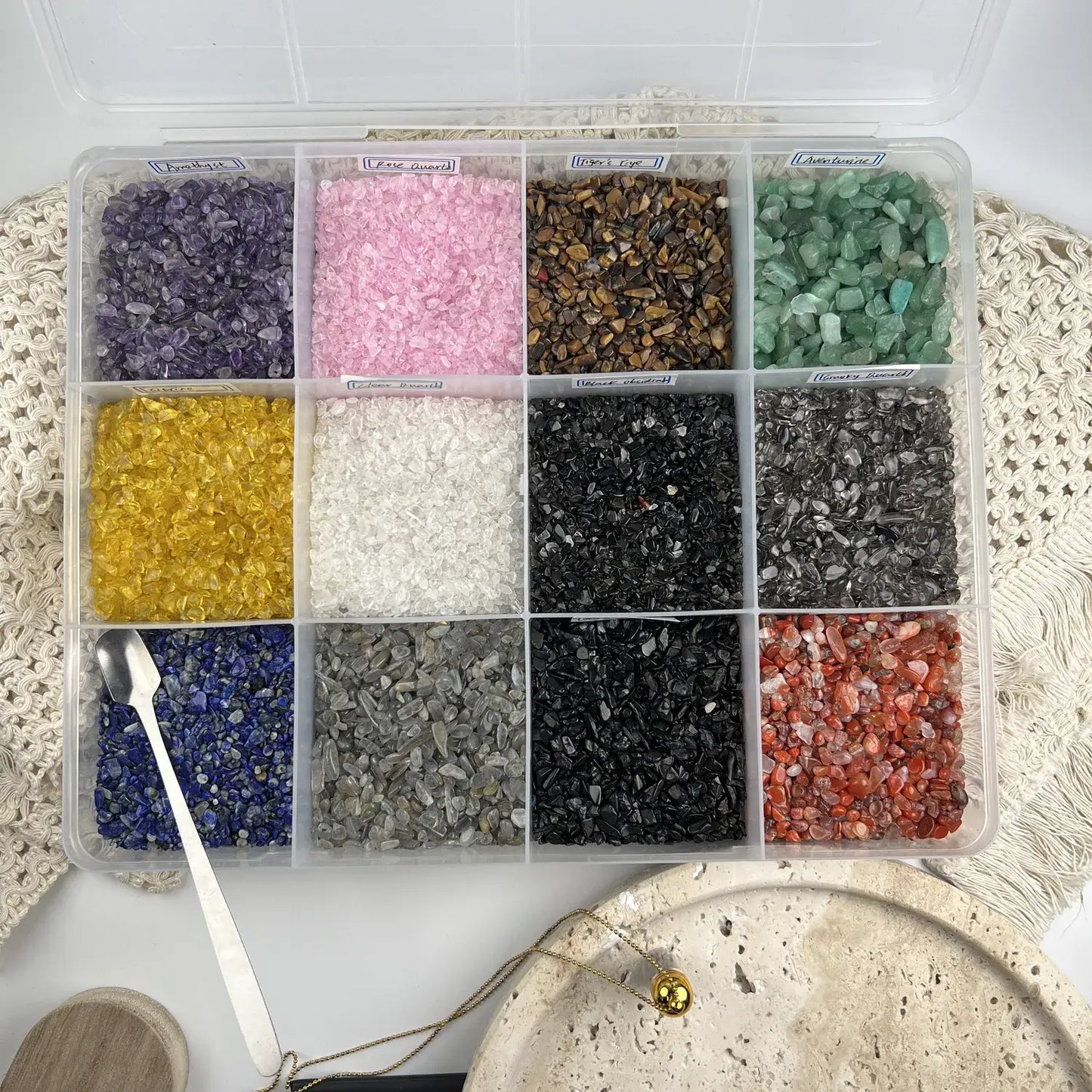 Protection Crystal Capsule Necklace