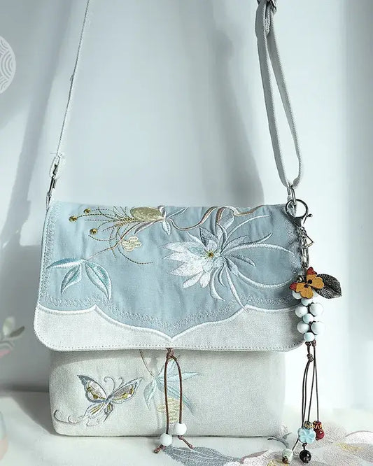 Embroidered Crossbody Bag – Vintage Style