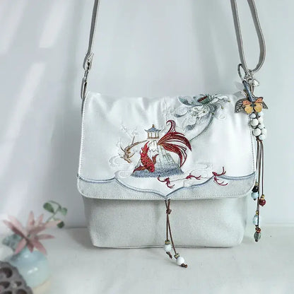 Embroidered Crossbody Bag – Vintage Style