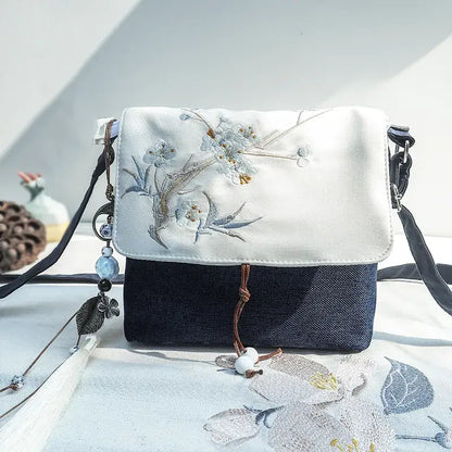 Embroidered Crossbody Bag – Vintage Style