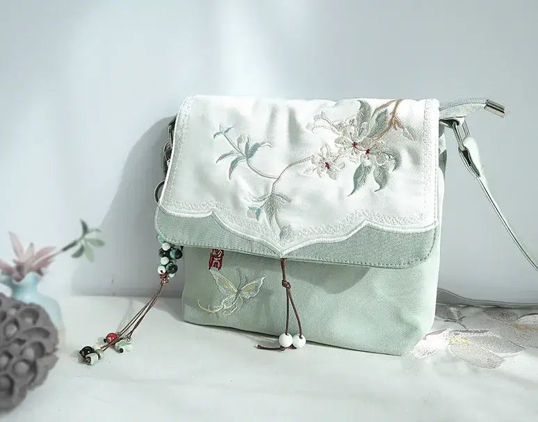 Embroidered Crossbody Bag – Vintage Style