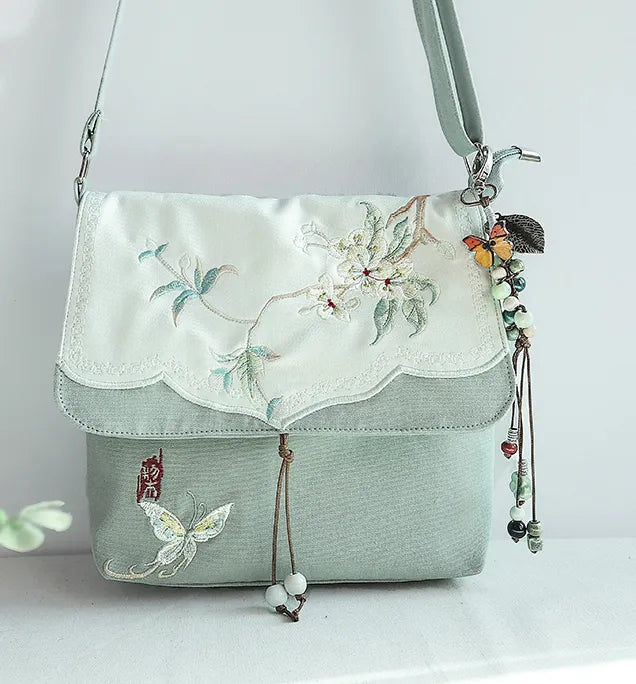 Embroidered Crossbody Bag – Vintage Style
