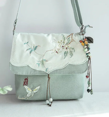 Embroidered Crossbody Bag – Vintage Style