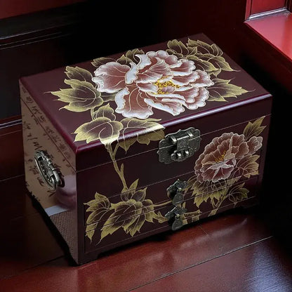 Handmade Lacquer Jewelry Box – 3 Sizes (Small, Medium, Large)