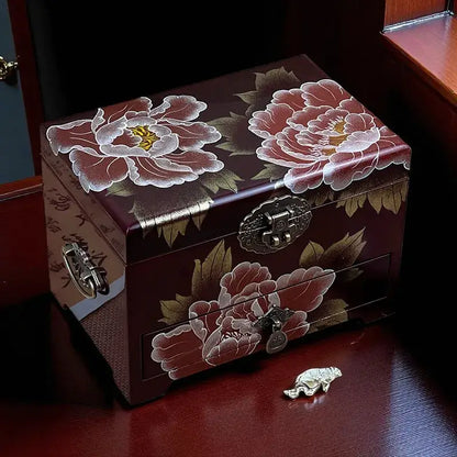 Handmade Lacquer Jewelry Box – 3 Sizes (Small, Medium, Large)
