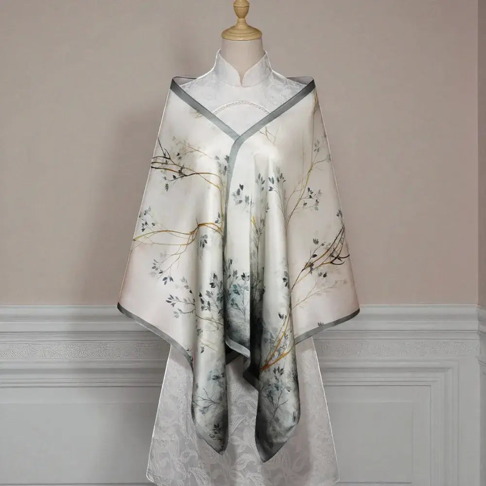 Luxury Silk Scarf – 100% Mulberry Silk, 53x170cm