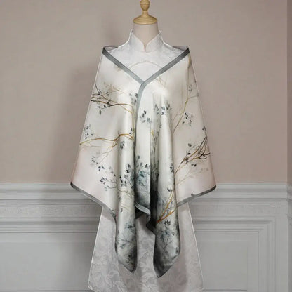 Luxury Silk Scarf – 100% Mulberry Silk, 53x170cm