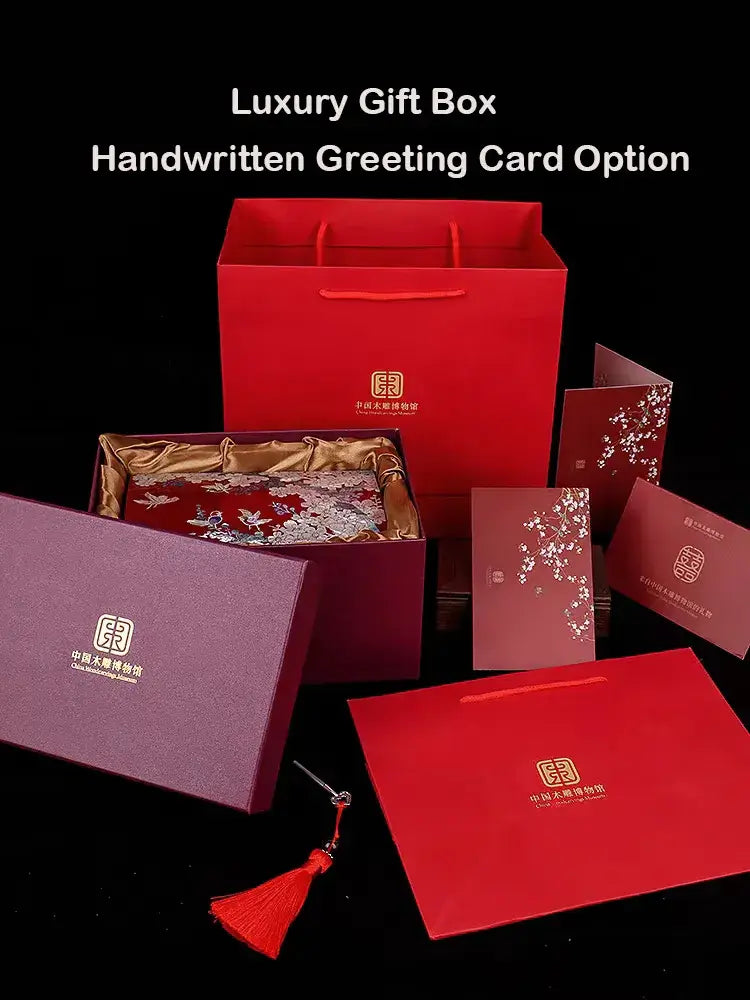Luxury Mother-of-Pearl Jewelry Box – 210×105×105mm | Chinese Wedding Gift
