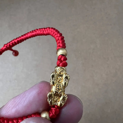Blessed Pixiu Red String Bracelet