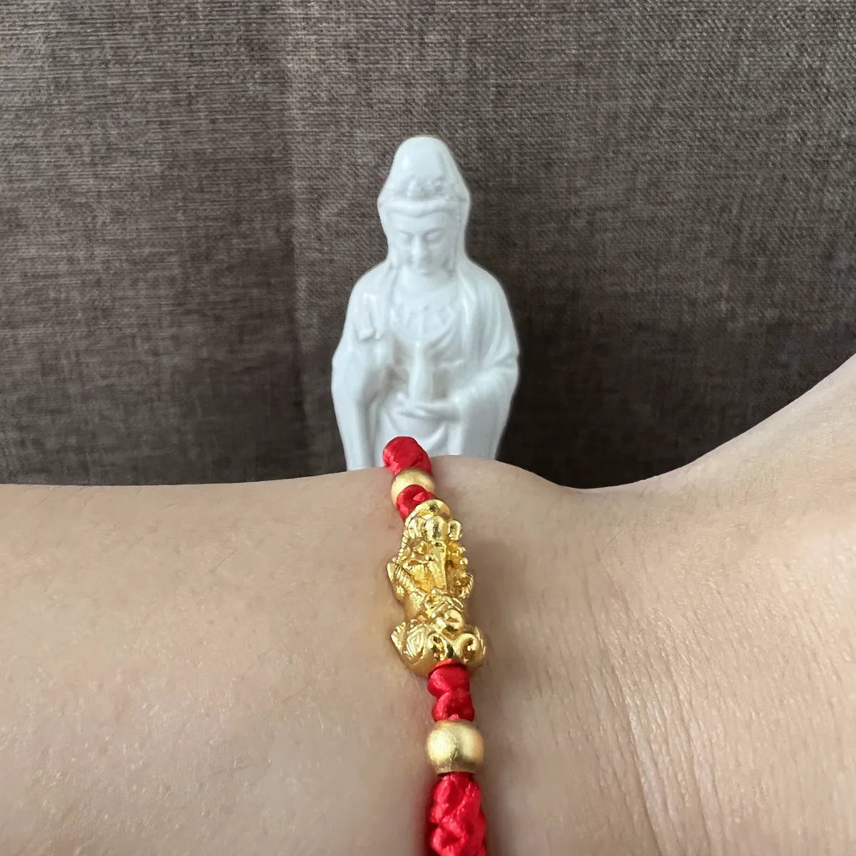Blessed Pixiu Red String Bracelet