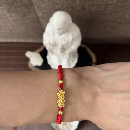Blessed Pixiu Red String Bracelet