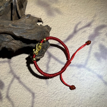 Blessed Pixiu Red String Bracelet