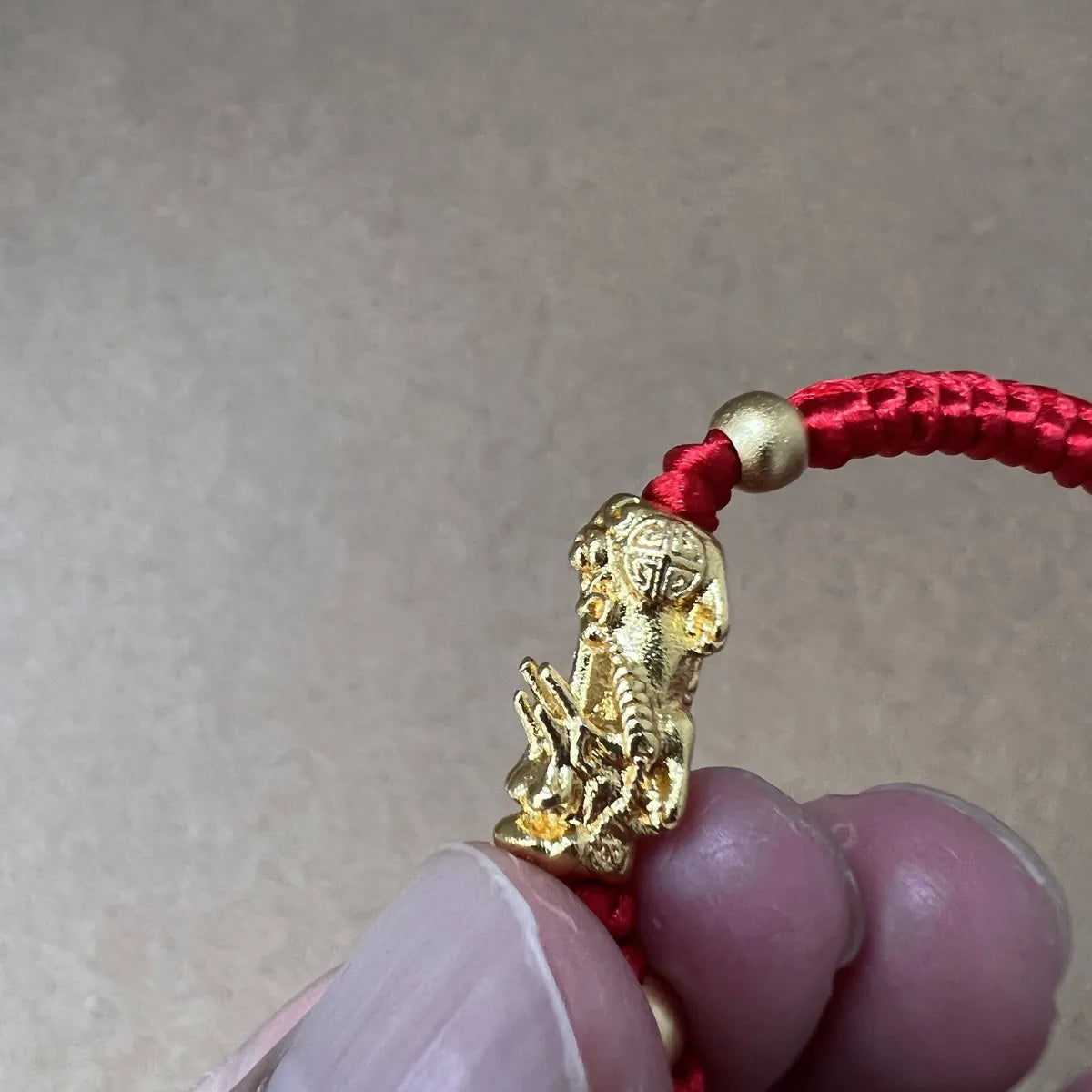 Blessed Pixiu Red String Bracelet