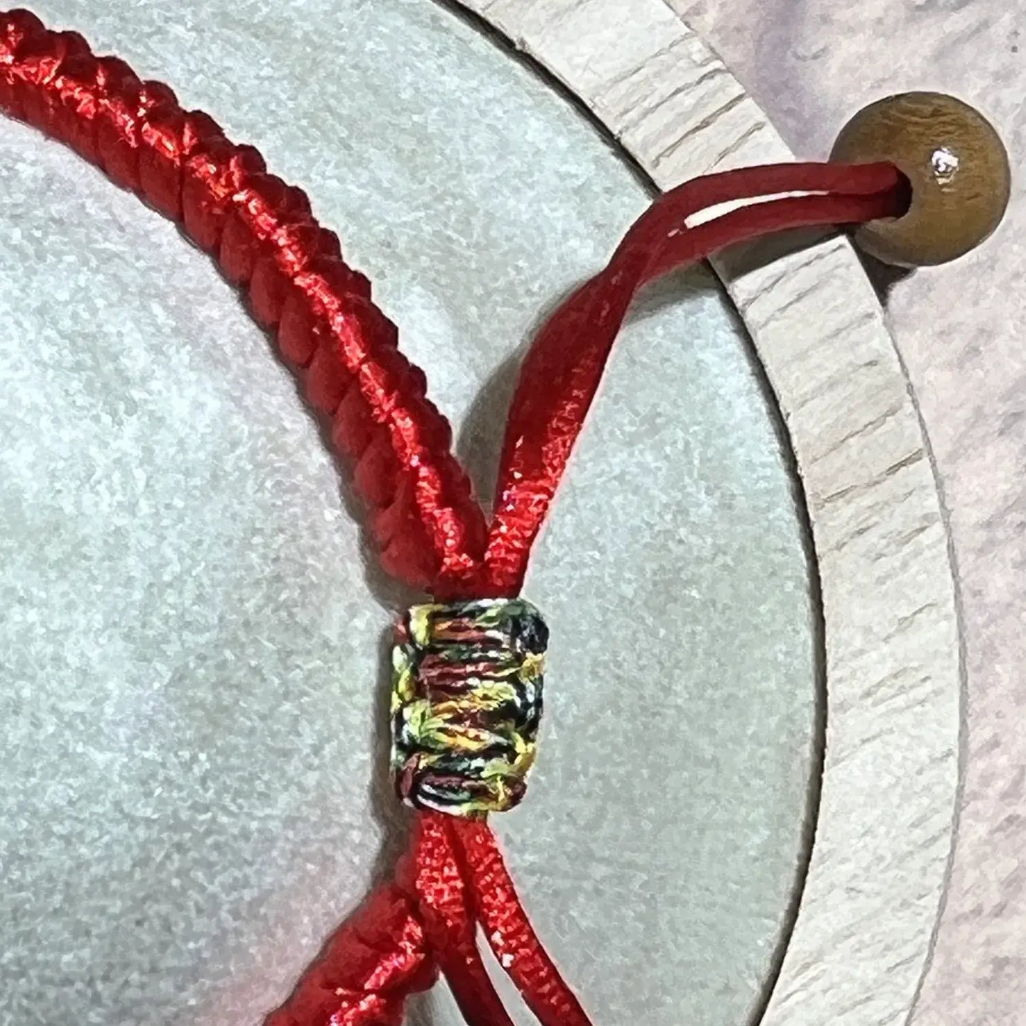 Five Elements Red String Crystal Bracelet
