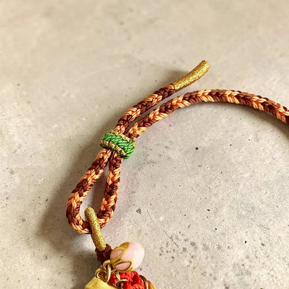Tibetan Thangka Charm Bracelet