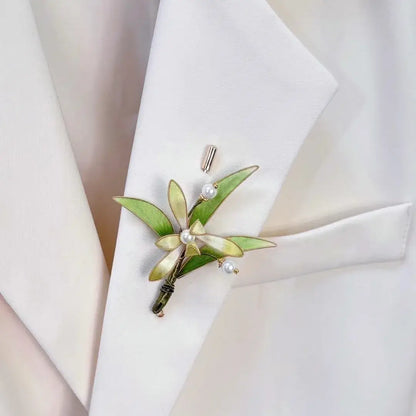 Handmade Velvet Flower Brooch – Gift for Mom or Teacher