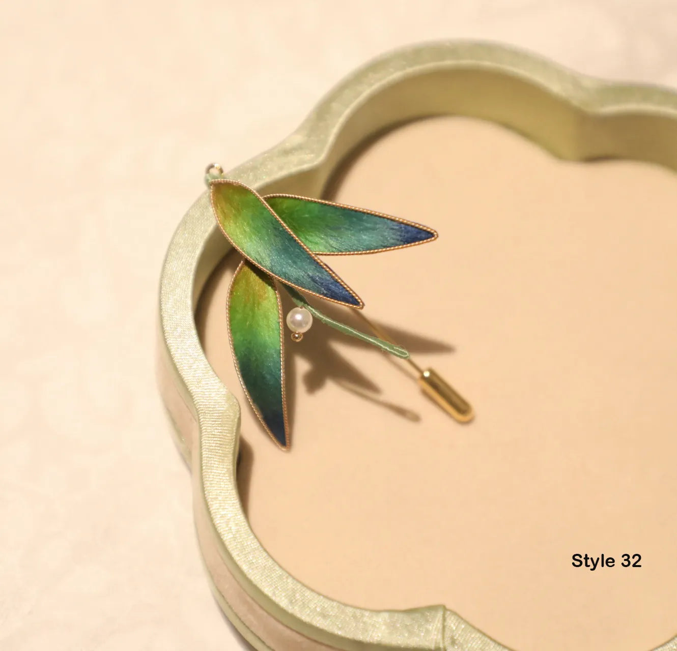 Handmade Velvet Flower Brooch – Elegant Gift for Mom or Teacher