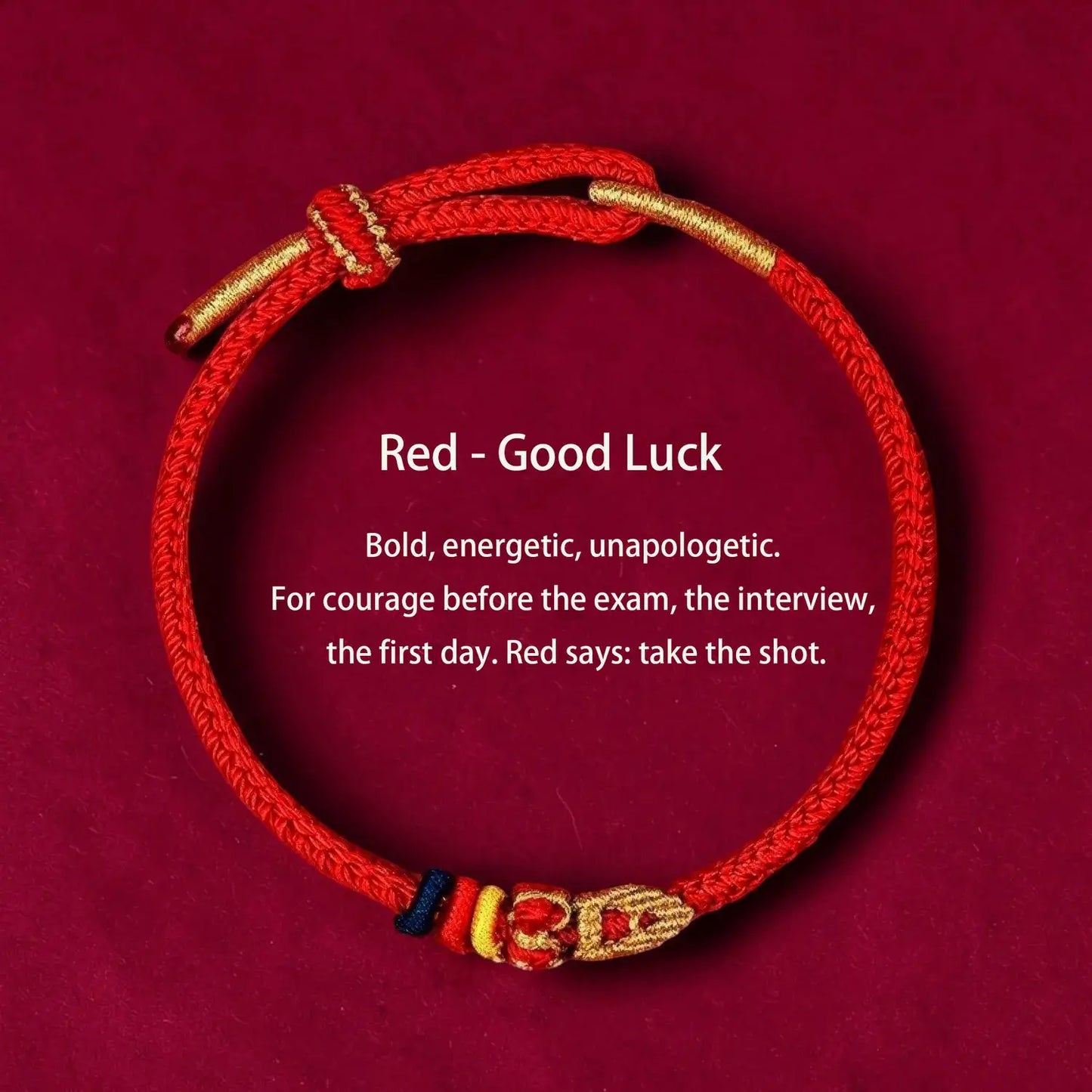 Wen Chang Knot Bracelet – Five Colors of Intention
