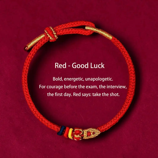 Wen Chang Knot Bracelet – Five Colors of Intention
