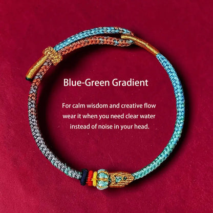 Wen Chang Knot Bracelet – Five Colors of Intention