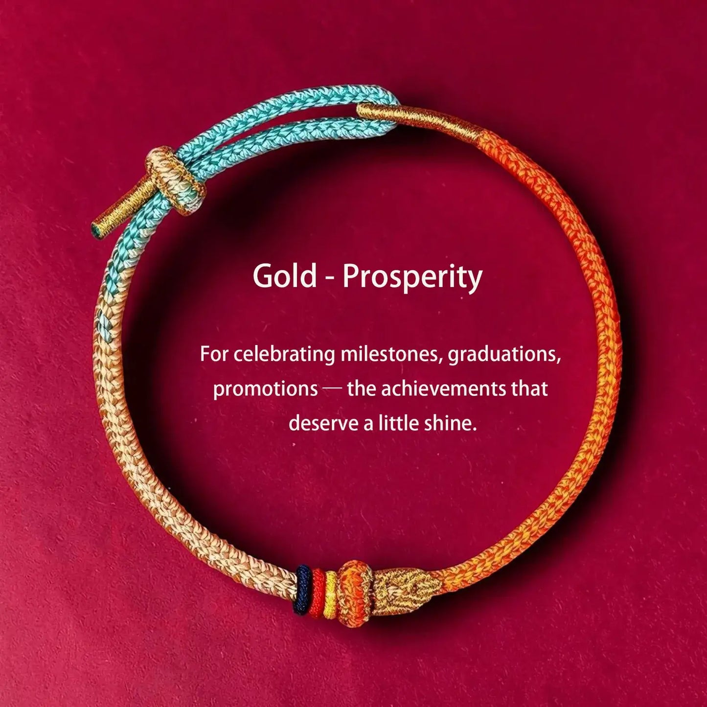 Wen Chang Knot Bracelet – Five Colors of Intention