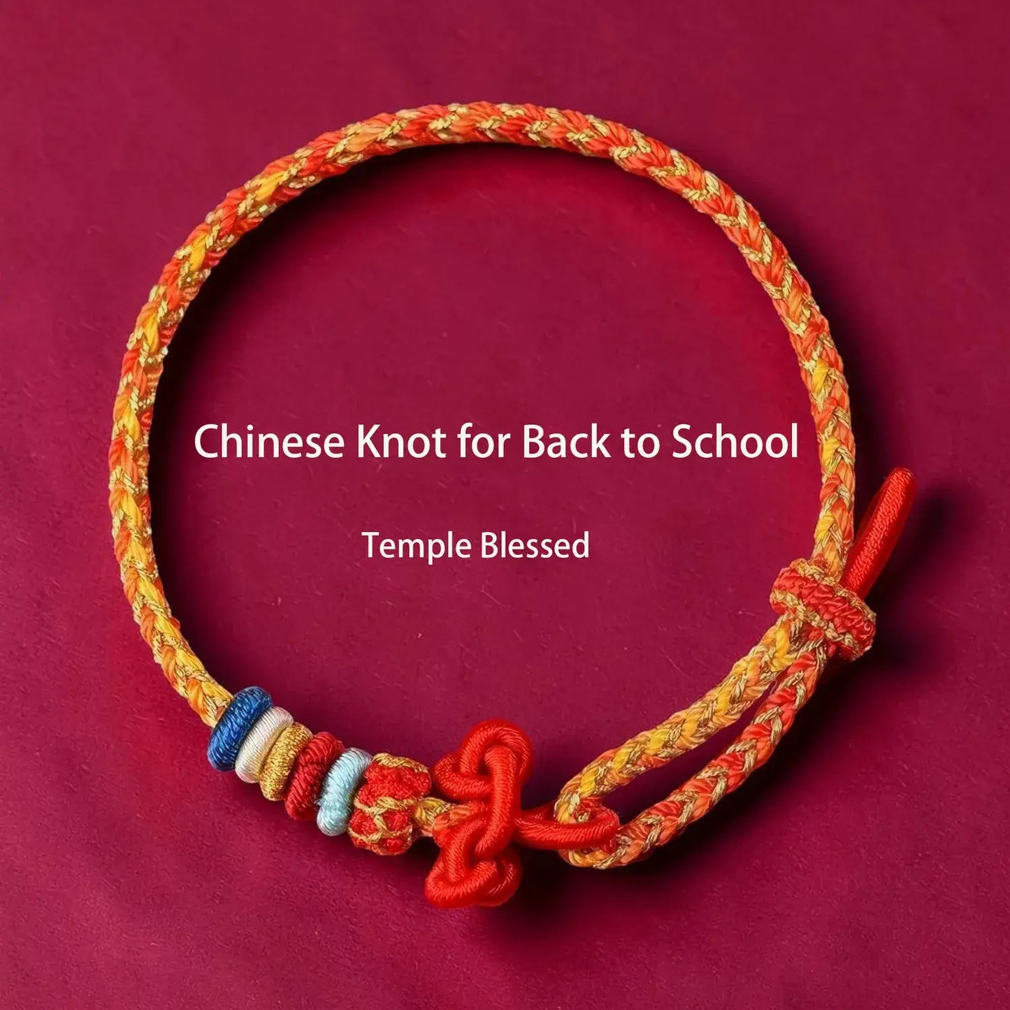 Wen Chang Knot Bracelet – Wisdom & Focus for Students