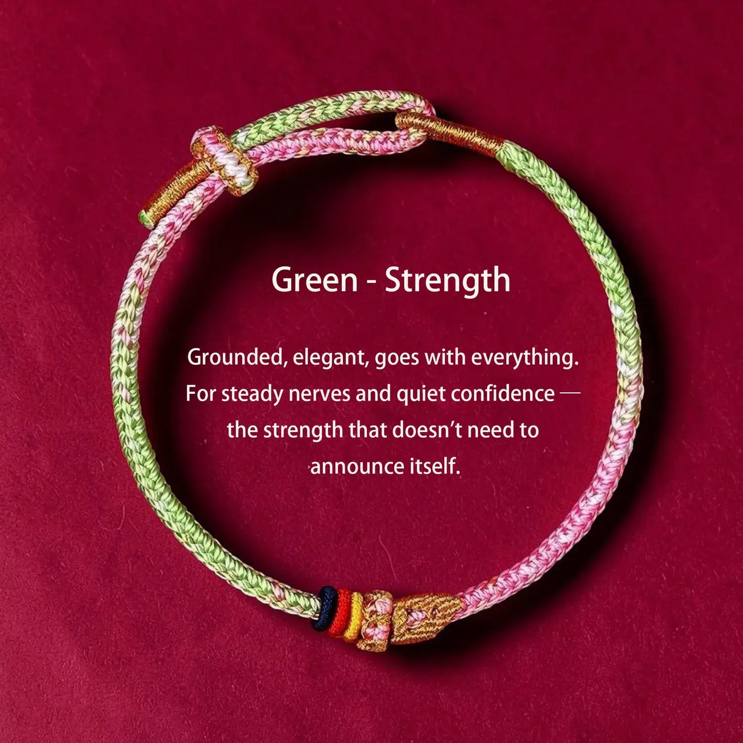 Wen Chang Knot Bracelet – Five Colors of Intention