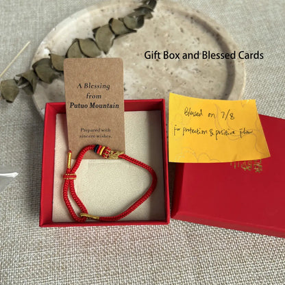 Wen Chang Knot Bracelet – Five Colors of Intention