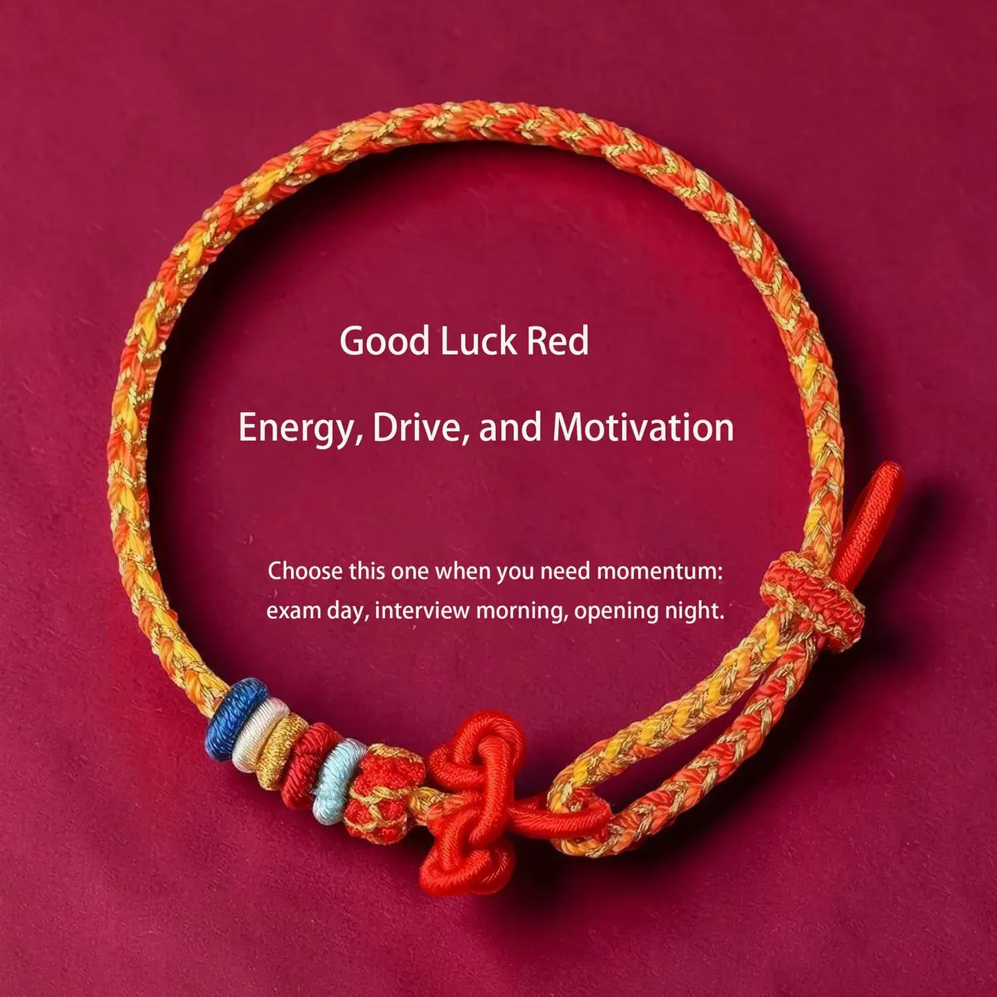 Wen Chang Knot Bracelet – Wisdom & Focus for Students