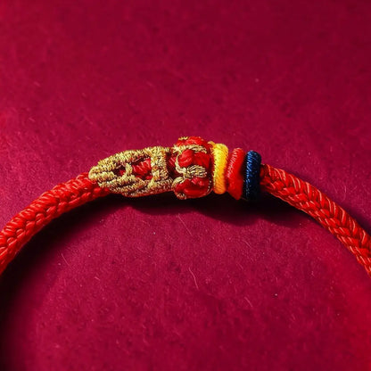 Wen Chang Knot Bracelet – Five Colors of Intention