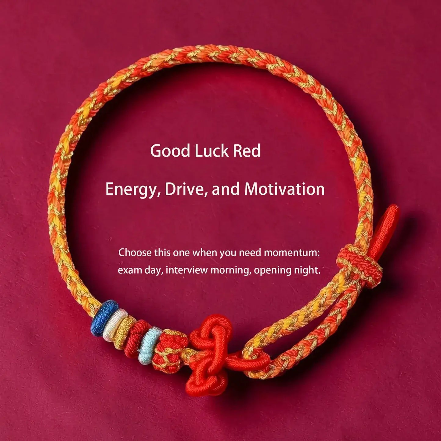 Wen Chang Knot Bracelet – Wisdom & Focus for Students