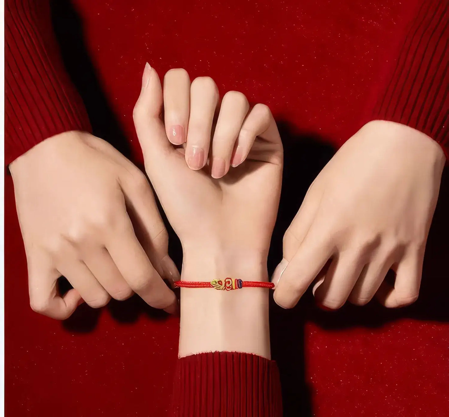 Wen Chang Knot Bracelet – Five Colors of Intention