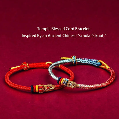 Wen Chang Knot Bracelet – Five Colors of Intention